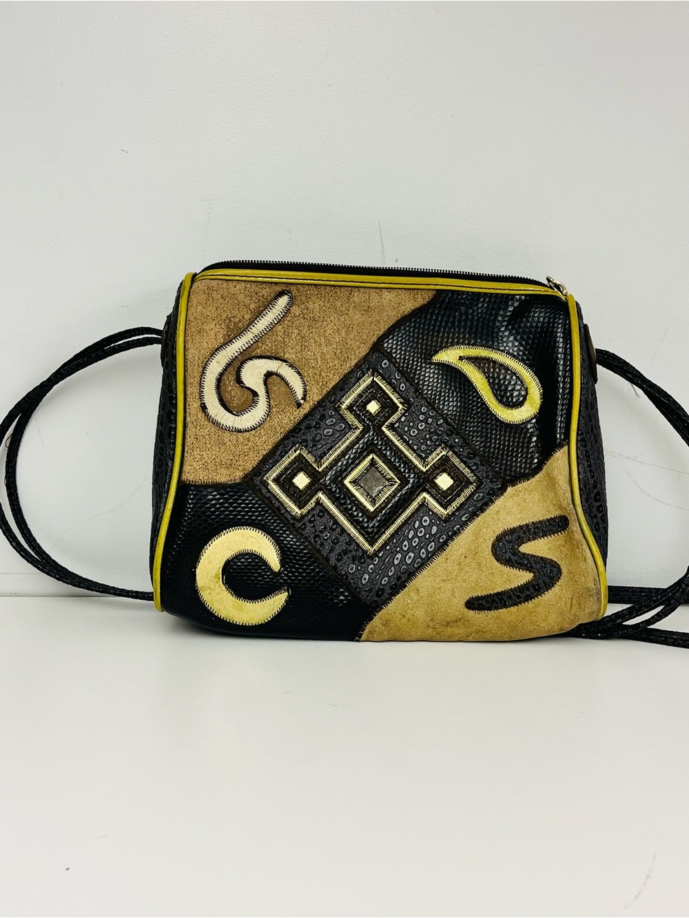 Vintage Art Deco Abstract NAS Crossbody